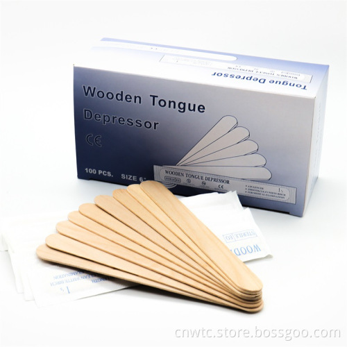 Medical Disposable Tongue Depressors for Dental Use by Children and Adults